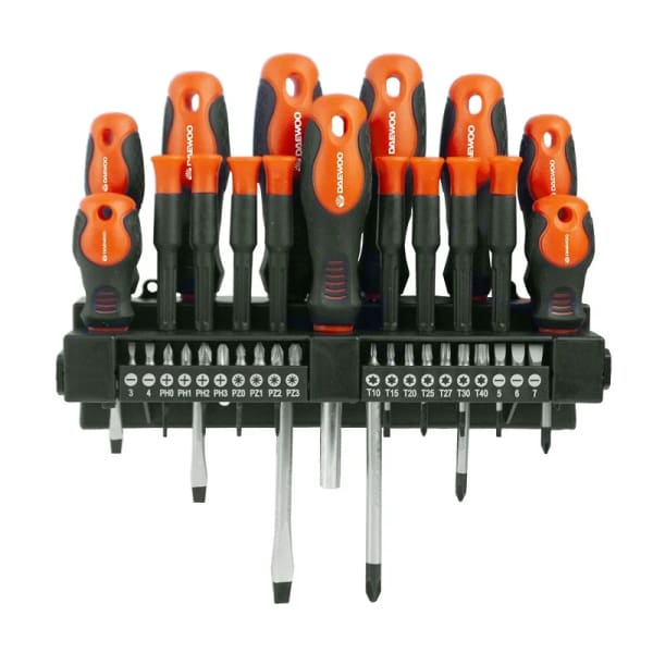 Set de tournevis DAEWOO 37 pièces (DAHTS37) Set de tournevis DAEWOO 37 pièces (DAHTS37)